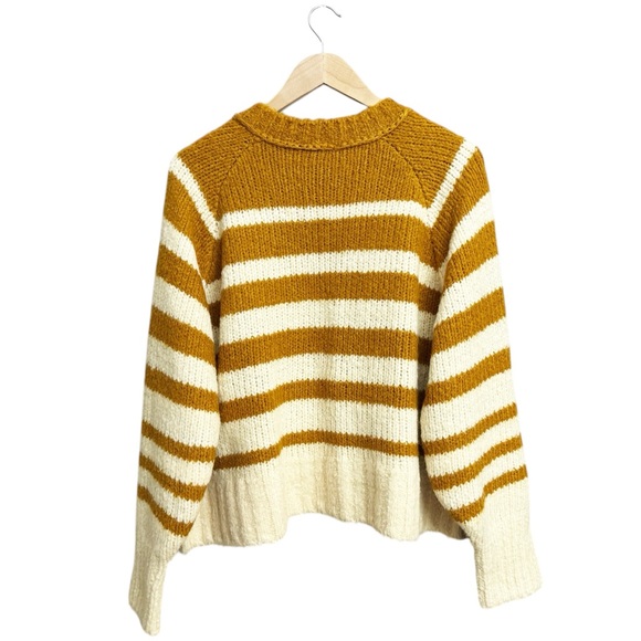 Anthropologie Maeve Crafted Mixed Stripe Sweater - Picture 3 of 7